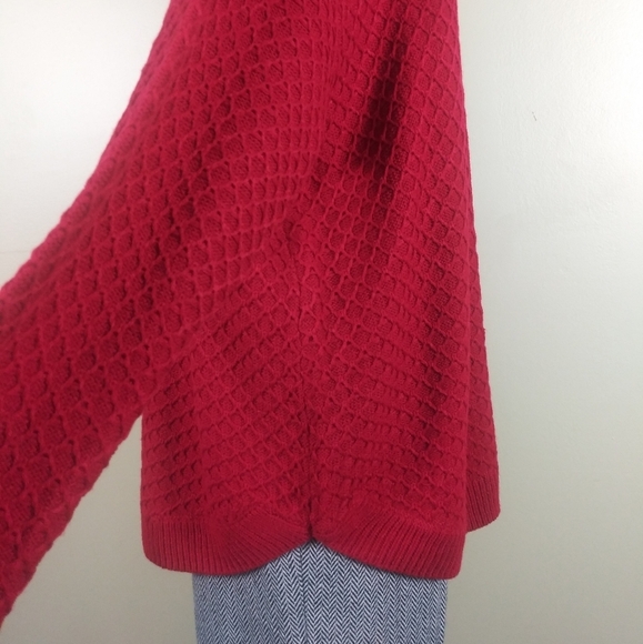 St. John's Bay Rumba Red Sweater - Picture 4 of 7